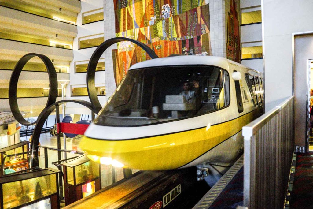 Monorail in The Contemporary Resort