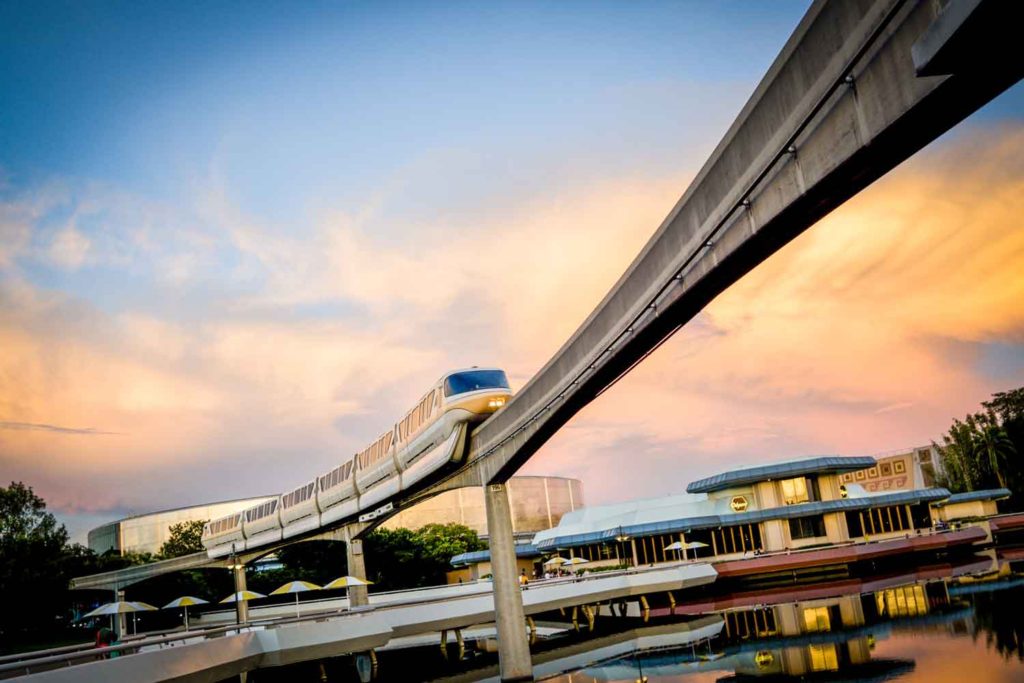 Monorail through Epcot