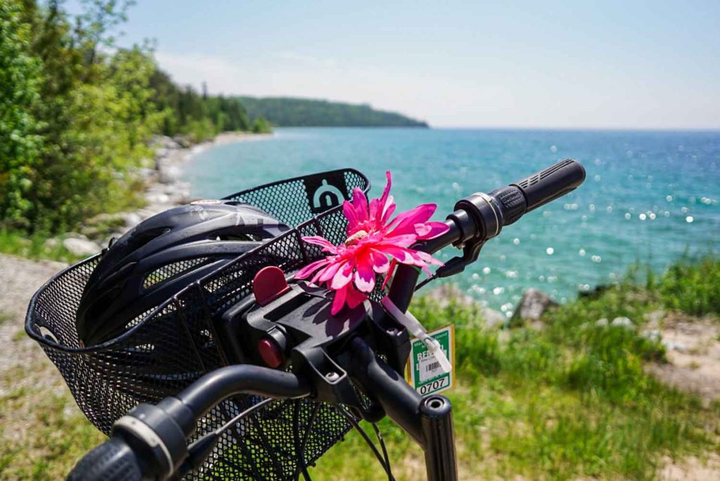 Biking on Mackinac Island