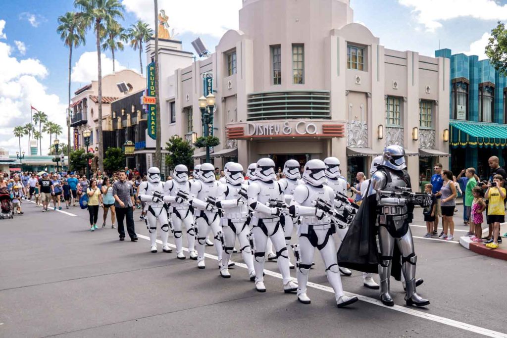 Star Wars parade at Hollywood Studios
