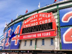 Wrigley Field Marquee 100 Years