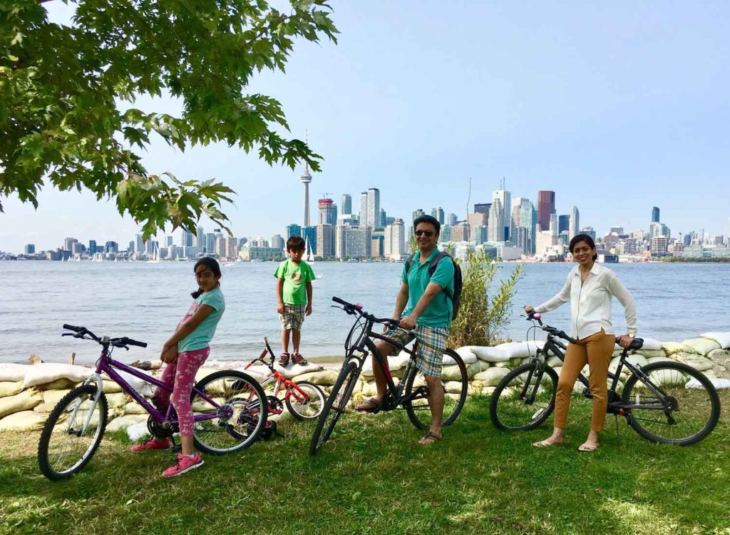 Toronto Island biking