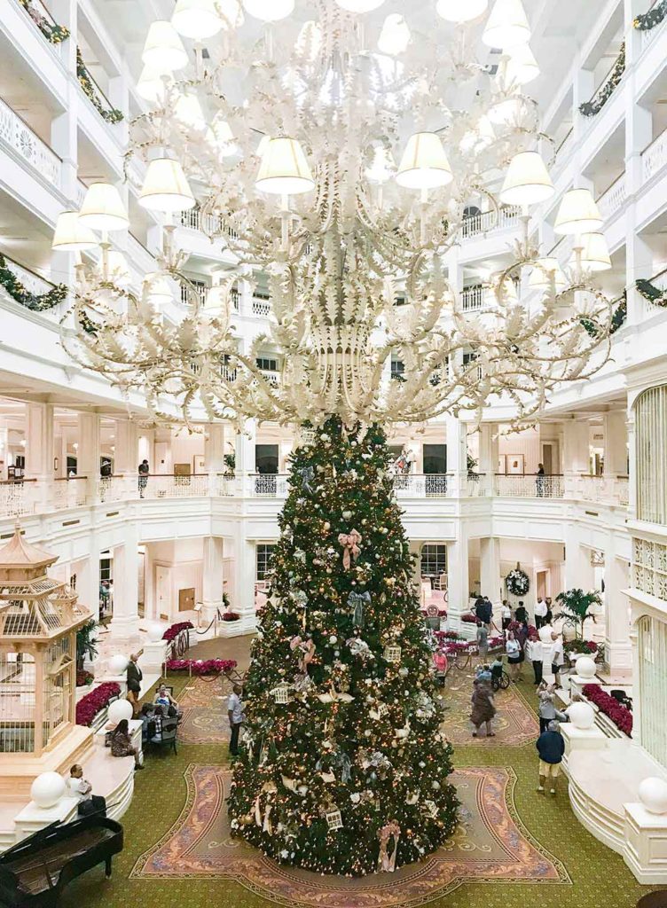 Christmas tree in the Grand Floridian