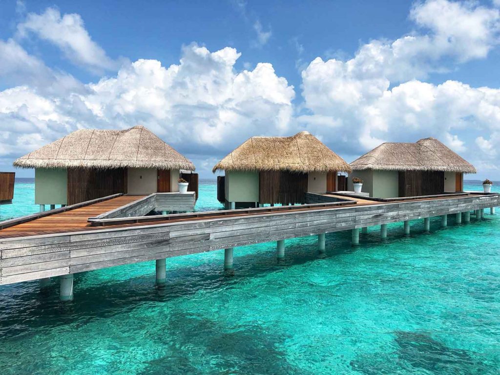 Maldives bungalows
