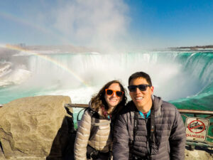 Selfie in front of Niagara Falls